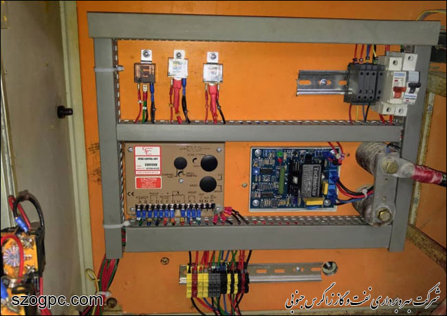 تعمیر یک دستگاه مولد برق اضطراری در منطقه عملیاتی نار و کنگان 9
