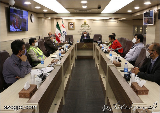 برگزاری جلسه مدیریت شرایط اضطراری زاگرس جنوبی همزمان با موج جدید شیوع ویروس کرونا 6