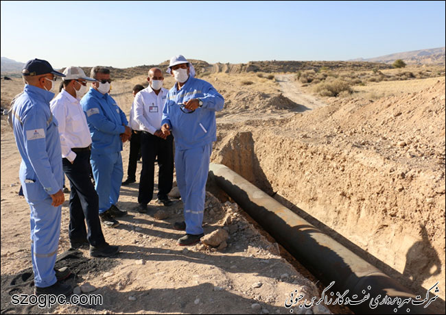 بازدید مدیرعامل زاگرس جنوبی از منطقه عملیاتی نار و کنگان 1399 1