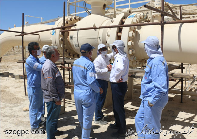 بازدید مدیرعامل زاگرس جنوبی از منطقه عملیاتی نار و کنگان 1399 3