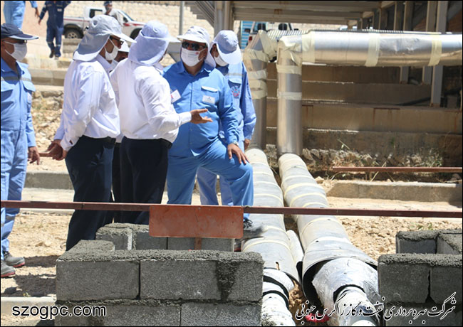 بازدید مدیرعامل زاگرس جنوبی از منطقه عملیاتی نار و کنگان 1399 4