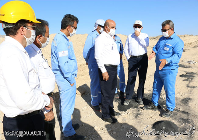 بازدید مدیرعامل زاگرس جنوبی از منطقه عملیاتی نار و کنگان 1399 5