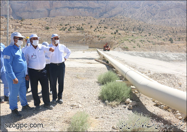 بازدید مدیرعامل زاگرس جنوبی از منطقه عملیاتی نار و کنگان 1399 9