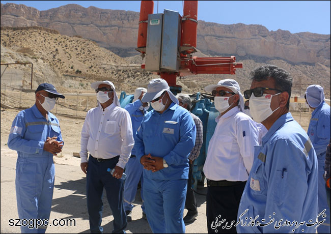 بازدید مدیرعامل زاگرس جنوبی از منطقه عملیاتی نار و کنگان 1399 11