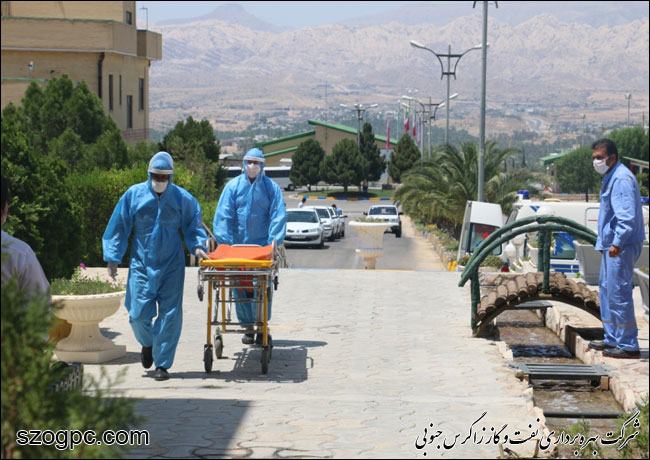 برگزاری مانور پیشگیری از ویروس کرونا در منطقه عملیاتی نار و کنگان 6