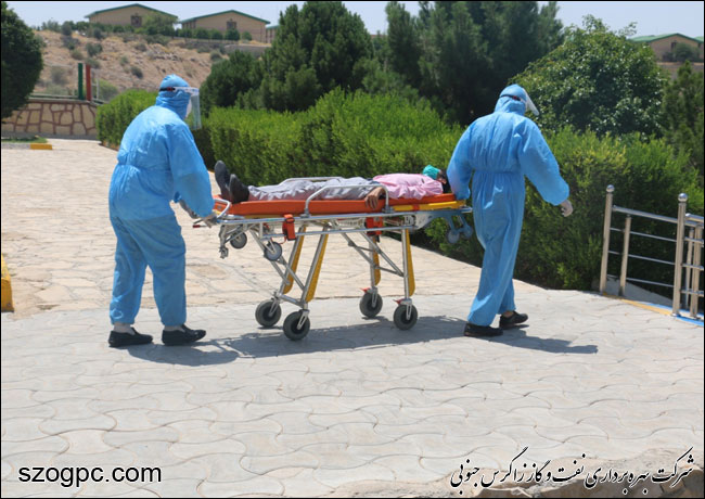 برگزاری مانور پیشگیری از ویروس کرونا در منطقه عملیاتی نار و کنگان 7