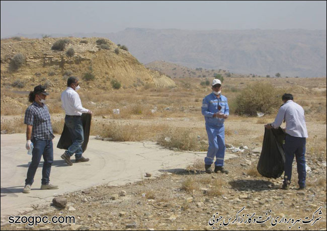 دو تن زباله توسط کارکنان زاگرس جنوبی از طبیعت جمع آوری شد 1