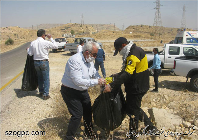 دو تن زباله توسط کارکنان زاگرس جنوبی از طبیعت جمع آوری شد 3
