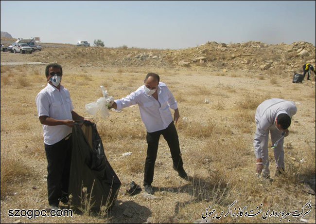 دو تن زباله توسط کارکنان زاگرس جنوبی از طبیعت جمع آوری شد 6