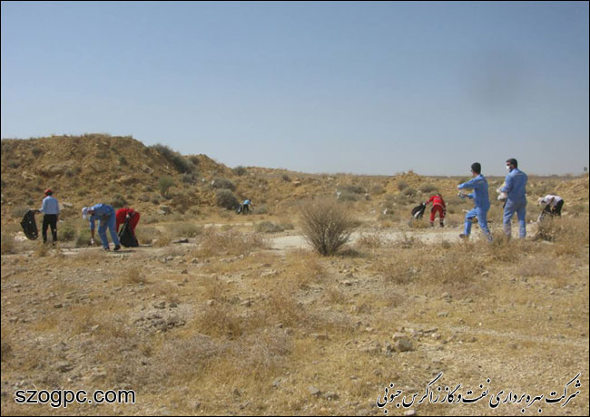 دو تن زباله توسط کارکنان زاگرس جنوبی از طبیعت جمع آوری شد 8