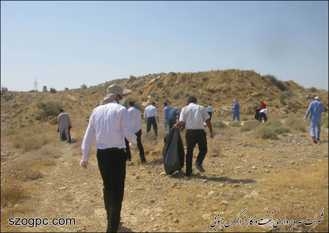دو تن زباله توسط کارکنان زاگرس جنوبی از طبیعت جمع آوری شد 9