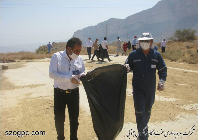 دو تن زباله توسط کارکنان زاگرس جنوبی از طبیعت جمع آوری شد 10