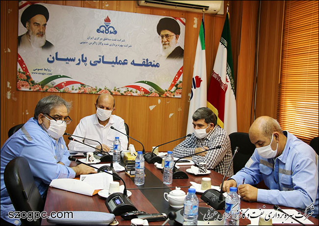 بازدید مدیران عملیات و امور فنی نفت و گاز زاگرس جنوبی از منطقه عملیاتی پارسیان 1