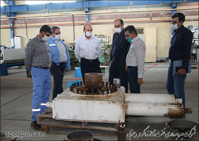 بازدید مدیران عملیات و امور فنی نفت و گاز زاگرس جنوبی از منطقه عملیاتی پارسیان 2