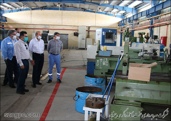 بازدید مدیران عملیات و امور فنی نفت و گاز زاگرس جنوبی از منطقه عملیاتی پارسیان 8