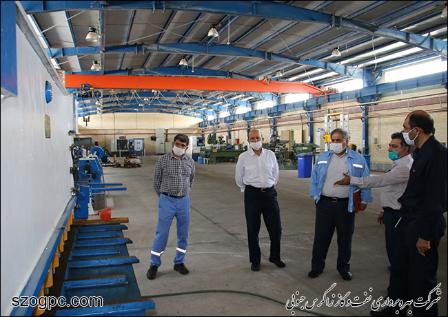 بازدید مدیران عملیات و امور فنی نفت و گاز زاگرس جنوبی از منطقه عملیاتی پارسیان 11