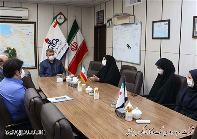 تجلیل از بانوان برگزیده عفاف و حجاب در شرکت بهره‌برداری نفت و گاز زاگرس جنوبی 1