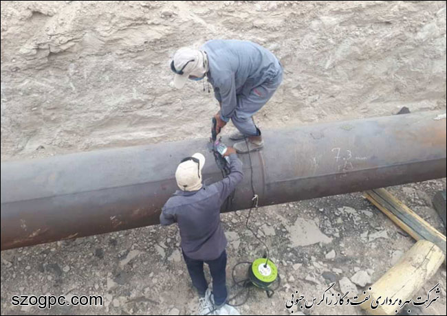 تعمیرات اساسی خط لوله ۳۰ اینچ انتقال گاز میدان نار 1