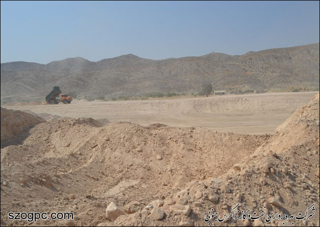 احداث گودال تبخیر۱۶ هزار متر مکعبی 1