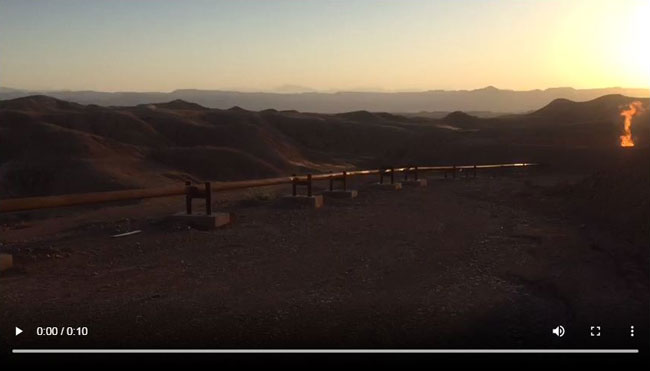 فیلم نخستین چاه در اجرای طرح نگهداشت و افزایش تولید در نفت مناطق مرکزی ایران