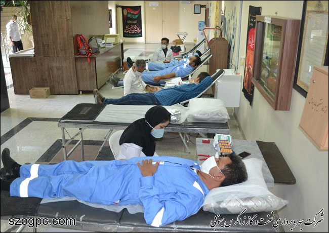 مشارکت کارکنان زاگرس جنوبی در پویش نذر خون 6