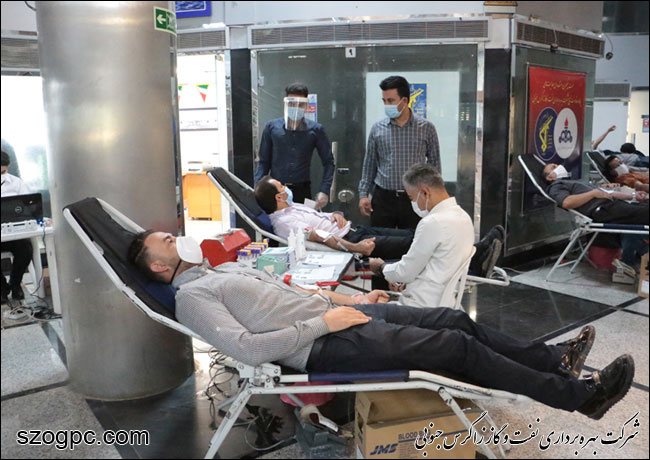 مشارکت کارکنان زاگرس جنوبی در پویش نذر خون 8