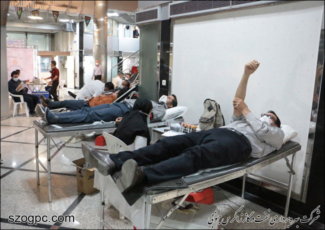 مشارکت کارکنان زاگرس جنوبی در پویش نذر خون 10