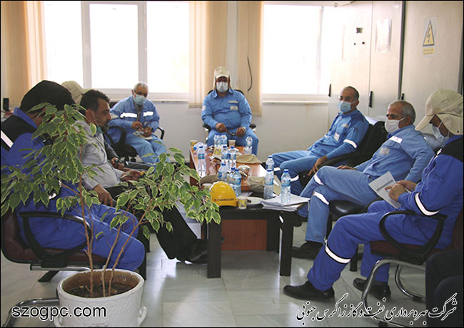 بازدید مدیرعامل نفت و گاز زاگرس جنوبی از منطقه عملیاتی پارسیان 8