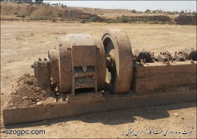 کشف ژنراتور با قدمتی بیش از ۶۰ سال در دل میدان نفتی نفت شهر