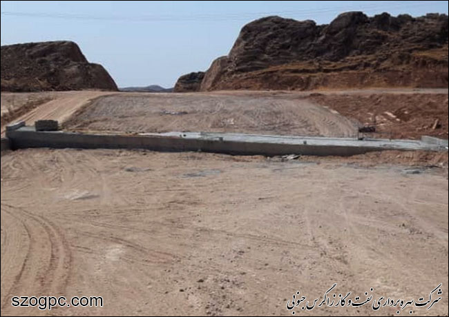 احداث جاده کمربندی واحد بهره برداری چشمه خوش توسط شرکت نفت مناطق مرکزی ایران