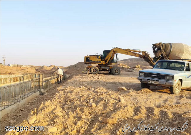 احداث جاده کمربندی واحد بهره برداری چشمه خوش توسط شرکت نفت مناطق مرکزی ایران