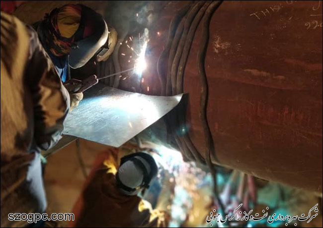 تعمیرات اساسی سالیانه خطوط لوله و تاسیسات گازی منطقه عملیاتی نار و کنگان 2