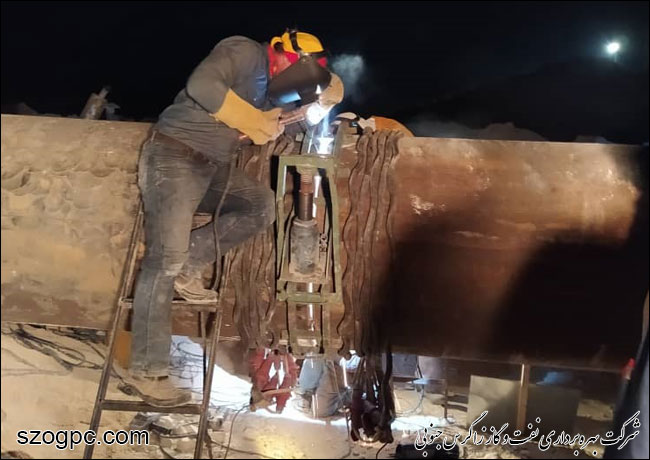 تعمیرات اساسی سالیانه خطوط لوله و تاسیسات گازی منطقه عملیاتی نار و کنگان 3