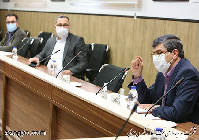 برگزاری نشست کارگروه مقابله با بیماری کرونا در ستاد شرکت نفت مناطق مرکزی ایران 1
