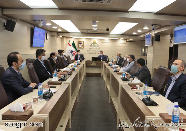 جلسه دستیار وزیر نفت و عضو هیات مدیره شرکت نفت مناطق مرکزی ایران با شرکت بهره‌برداری نفت و گاز زاگرس جنوبی 7