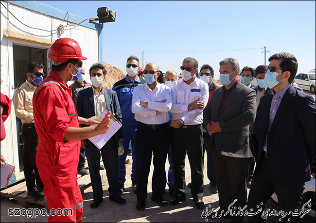 بازدید دستیار وزیر نفت از منطقه عملیاتی سروستان و سعادت آباد 1