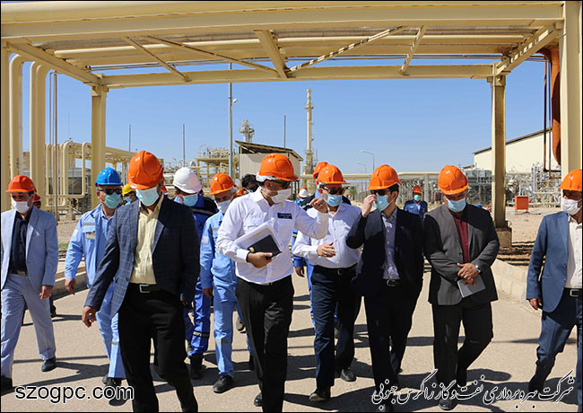 بازدید دستیار وزیر نفت از منطقه عملیاتی سروستان و سعادت آباد 4