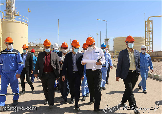 بازدید دستیار وزیر نفت از منطقه عملیاتی سروستان و سعادت آباد 6