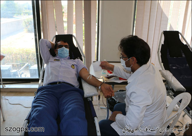 کارکنان منطقه عملیاتی آغار و دالان۶۳ هزار سی سی خون، به نیازمندان اهدا کردند 7