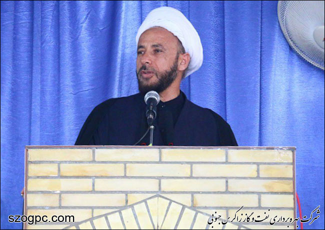 تقدیر امام جمعه شهرستان فراشبند از نفت و گاز زاگرس جنوبی