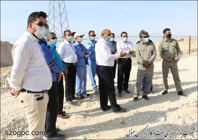 راه‌اندازی گودال تبخیر ۴۵ هزار متر مکعبی در منطقه عملیاتی نار و کنگان 3