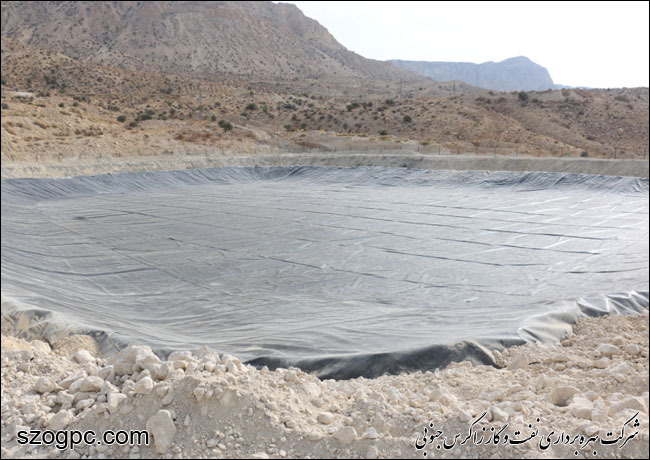 راه‌اندازی گودال تبخیر ۴۵ هزار متر مکعبی در منطقه عملیاتی نار و کنگان 7