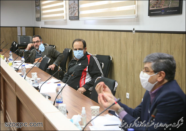 جلسه کارگروه مقابله با بیماری کرونا در شرکت نفت مناطق مرکزی ایران 3