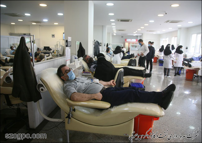 اهدا خون جمعی از کارکنان شرکت نفت مناطق مرکزی ایران 3