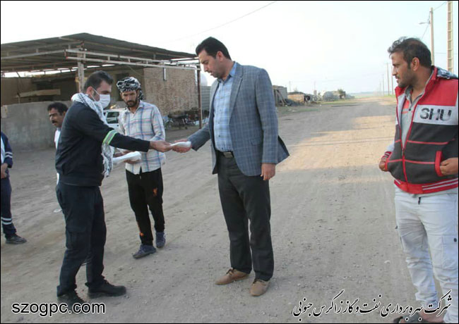 تداوم خدمت رسانی به روستاهای مجاور مناطق عملیاتی شرکت بهره برداری نفت و گاز غرب 8