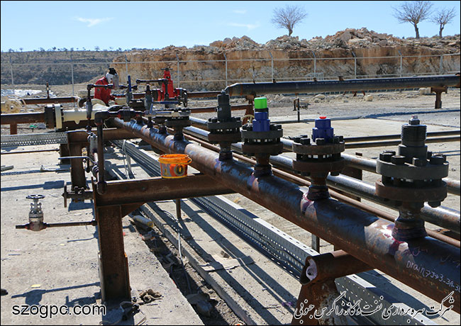 بازدید مدیرعامل نفت و گاز زاگرس جنوبی از منطقه عملیاتی آغار و دالان 2