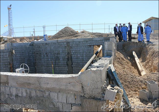 بازدید مدیرعامل نفت و گاز زاگرس جنوبی از منطقه عملیاتی آغار و دالان 10