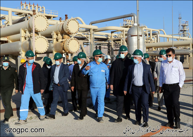 بازدید نایب رئیس اول مجلس شورای اسلامی از تاسیسات گازی شرکت نفت و گاز زاگرس جنوبی (بخش اول)