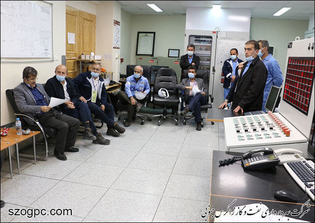 بازدید مدیرعامل نفت و گاز زاگرس جنوبی از منطقه عملیاتی نار و کنگان 4