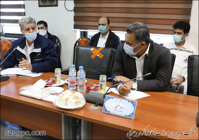 بازدید مدیرعامل نفت و گاز زاگرس جنوبی از منطقه عملیاتی نار و کنگان 5